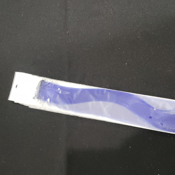 BARSDAR 12 Pcs Blue Colored Clip In Hair Extensions - Picture 3 of 8